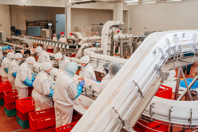 パターン①ドライ工場（常温で水を使わない）のイラスト01